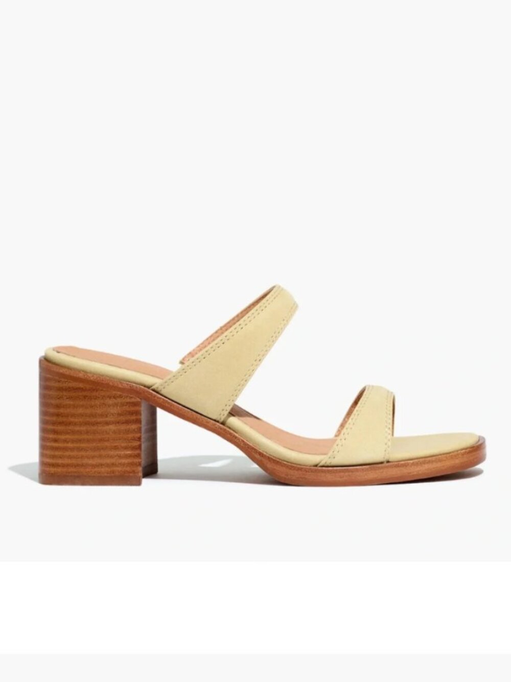 Madewell The Saige Double-Strap Sandal Nubuck Leather Women's 10.5